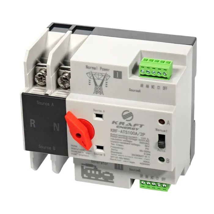 Автоматичний вимикач Kraft Energy KRF-ATS100A/2p зображення 8