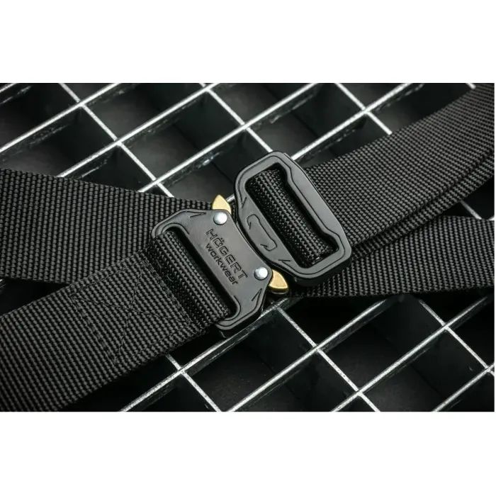 Поясной ремень Hoegert TAKTISCH 75% хлопок/25% полиэстер черный, 130см (HT5K464) изображение 3
