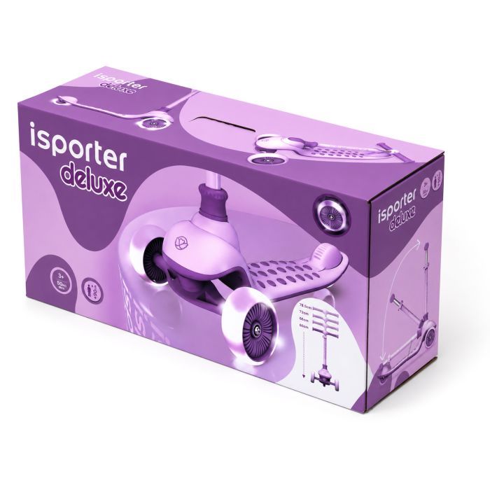 Самокат iSporter Deluxe LED синій (M5_Blue) зображення 12