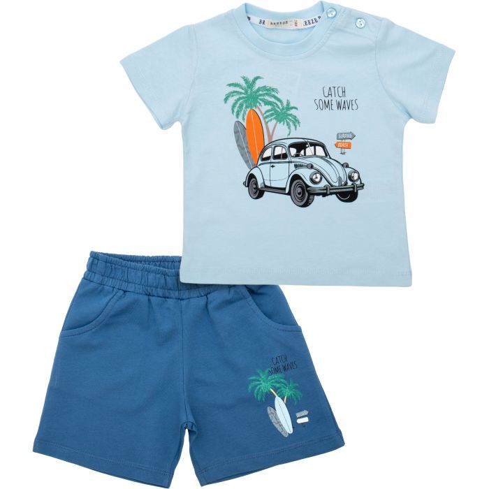 Набор детской одежды Breeze с машинкой (21723-110B-blue)