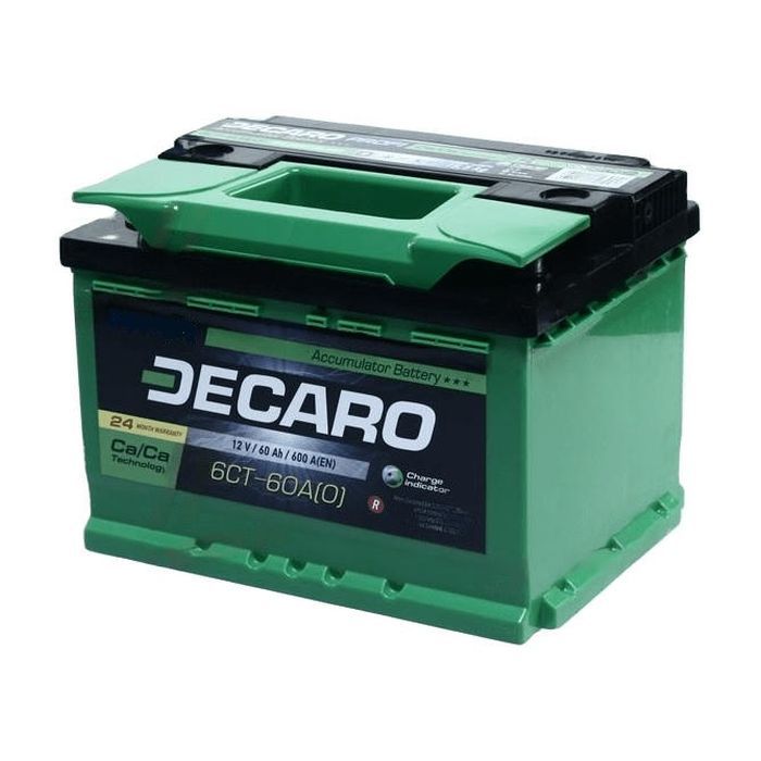 Аккумулятор автомобильный DECARO 60Ah-12v PROFI R,EN600 (6СТ-60 АЗ (0) PRO)