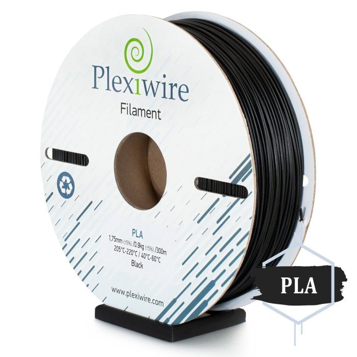 Пластик для 3D-принтера Plexiwire PLA1.75mm 0.9kg/300m Black (PLA-508300)