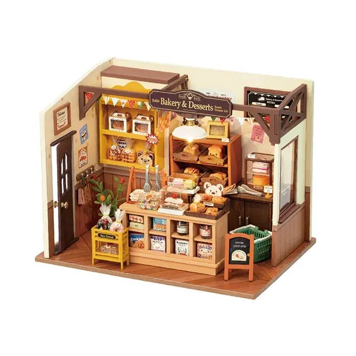 Конструктор Robotime Rolife деревянный 3D Пекарня Беки (DG161)
