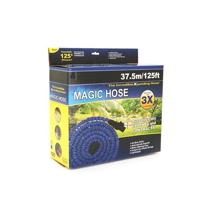 Поливочный шланг Voltronic KY-375G, 10-37.5м/125ft, + распылитель, насадка на кран, Green, Box (KY-375G) изображение 3