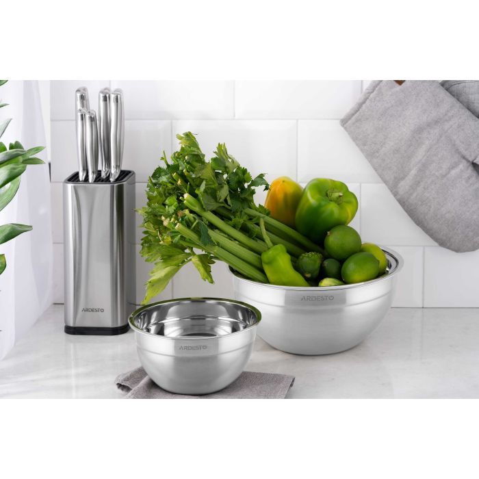 Миска Ardesto Gemini 28 см, 5л, нержавіюча сталь (AR1628SS) изображение 3