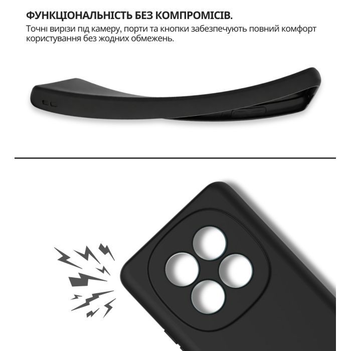 Чохол до мобільного телефона BeCover Poco M8 Black (715055) зображення 5