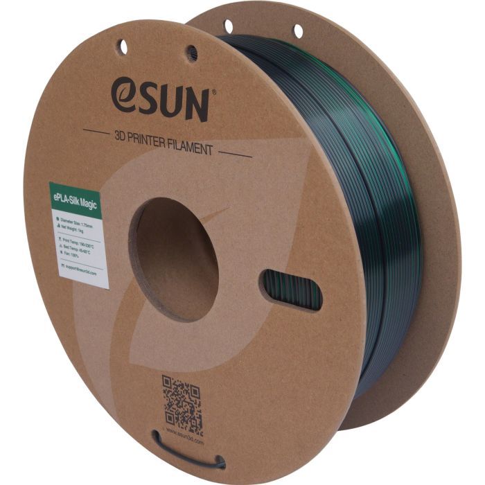 Пластик для 3D-принтера eSUN ePLA-Silk Magic 1кг, 1.75мм, Red Green (EPLA-SILKMAGIC-P175RG1) изображение 2