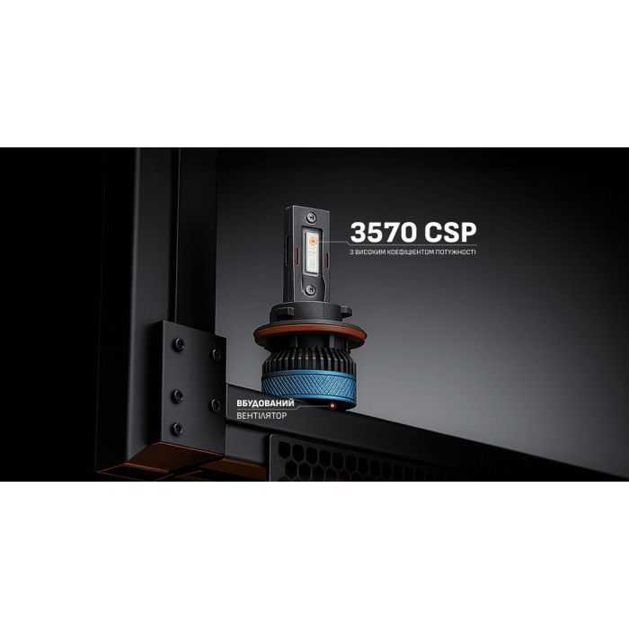 Автолампа PULSO LED-chips 3570 CSP/9-30V/2*65W/13000Lm/6000k (LC3-H13) изображение 4