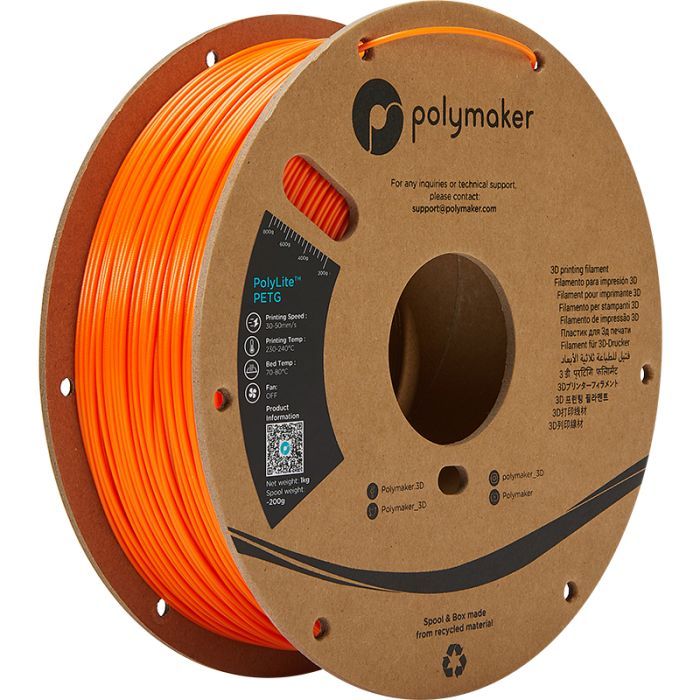 Пластик для 3D-принтера Polymaker PETG POLYLITE 1,75mm 1kg ELECTRIC BLUE (PB01042)
