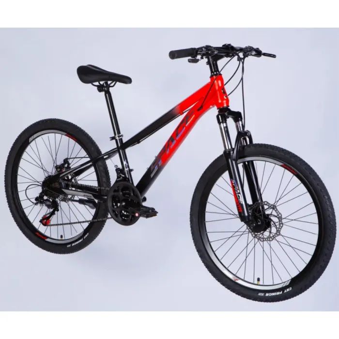 Велосипед Space 24" MARS DD FR рама-11" ST 2026 червоно-чорний (OPS-SP-24-056) изображение 2