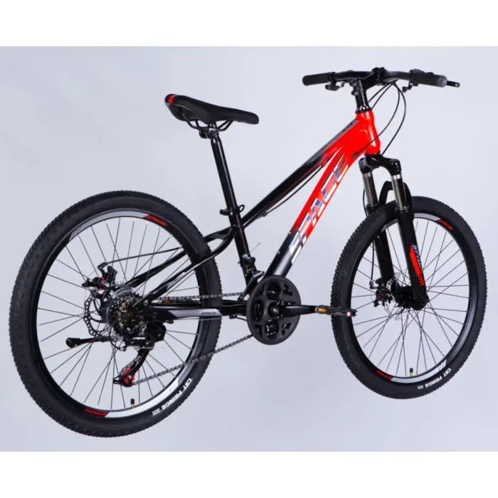 Велосипед Space 24" MARS DD FR рама-11" ST 2026 червоно-чорний (OPS-SP-24-056) изображение 3