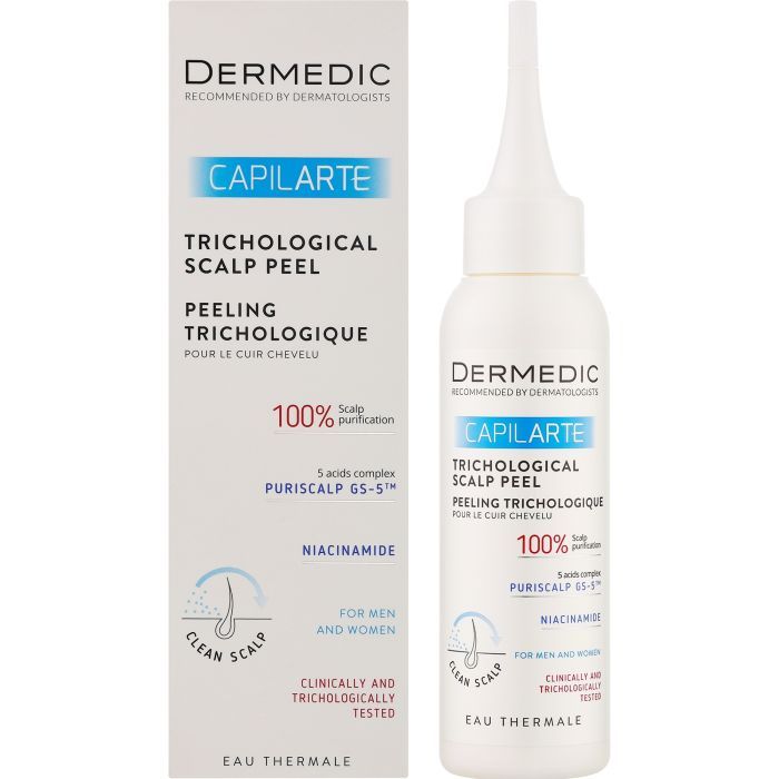 Скраб для шкіри голови Dermedic Capilarte Трихологічний пілінг 150 мл (5901643177980)