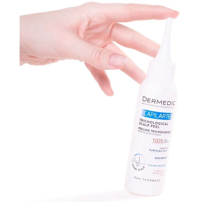 Скраб для шкіри голови Dermedic Capilarte Трихологічний пілінг 150 мл (5901643177980) зображення 3