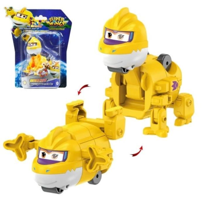 Фігурка Super Wings трансформер Transform-a-Bots Брахі (Brachy), 5см (YW790043) зображення 3
