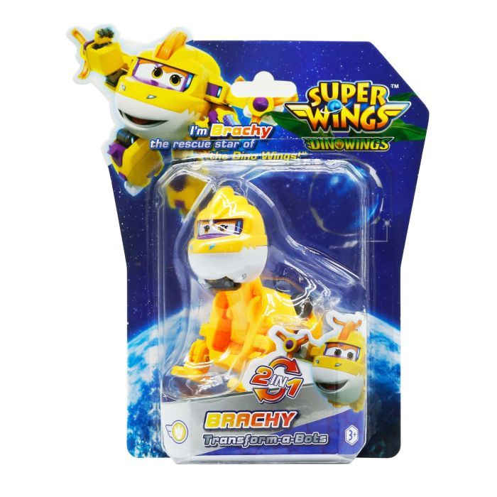 Фігурка Super Wings трансформер Transform-a-Bots Брахі (Brachy), 5см (YW790043) зображення 4