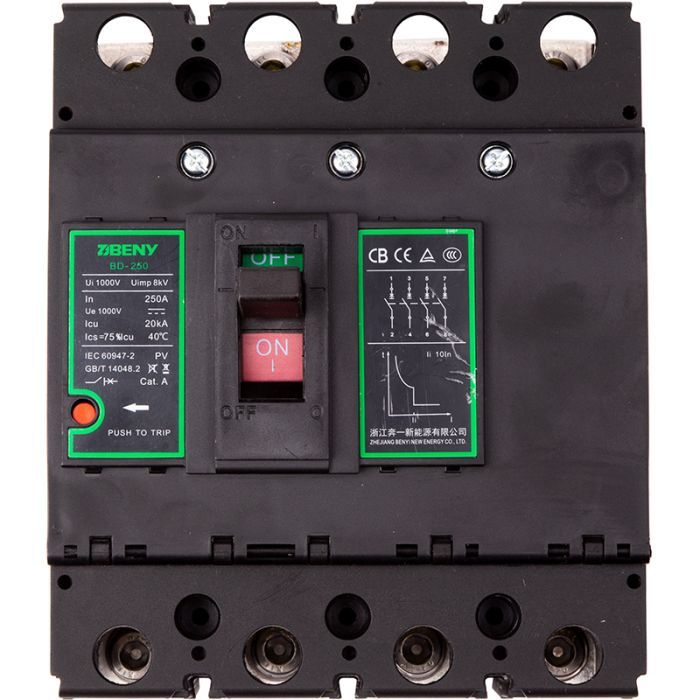 Автоматичний вимикач BENY BD-250 (NV822614)