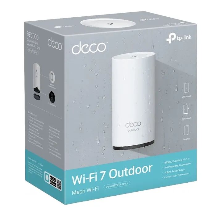 Точка доступу Wi-Fi TP-Link DECO-BE25-Outdoor-1-PACK зображення 4