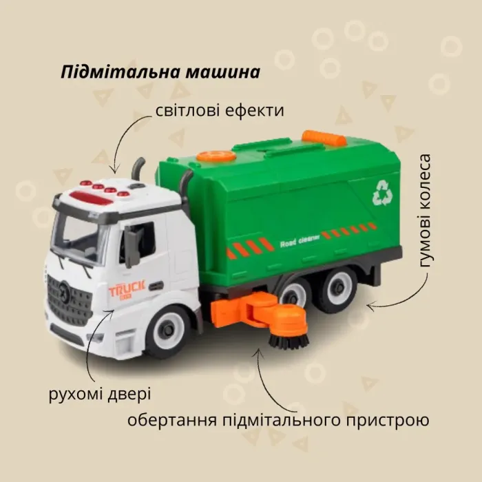 Конструктор Otamanko АВТОКОНСТРУКТОР Уборщик улиц (YW9082B) изображение 3