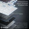 Клавиатура GamePro Asgard Valhalla Pro QLAB Sakura Switch RGB Bluetooth/Wireless/USB-C UA White (MK160-W-D-QS-PRO) изображение 11