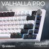 Клавиатура GamePro Asgard Valhalla Pro QLAB Sakura Switch RGB Bluetooth/Wireless/USB-C UA White (MK160-W-D-QS-PRO) изображение 6