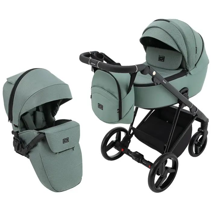 Коляска Adamex 2 в 1 Blanc Eco SA-7 лате (680710)