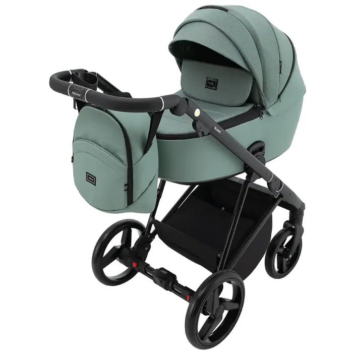 Коляска Adamex 2 в 1 Blanc Eco SA-7 лате (680710) изображение 3