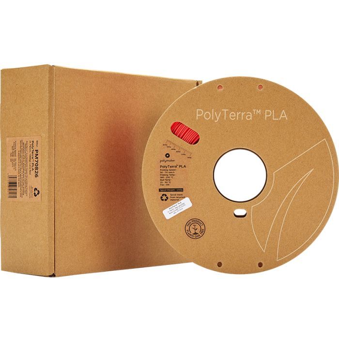 Пластик для 3D-принтера Polymaker PLA PolyTerra 1,75mm 1kg LAVA RED (PM70826) зображення 4