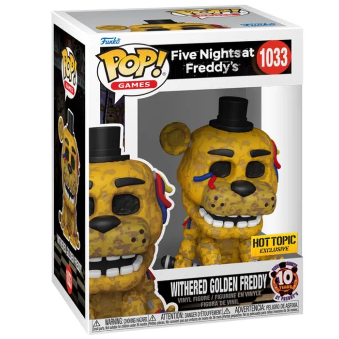 Фигурка Funko Pop Сломанный золотой Фредди (83091) изображение 2