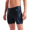 Плавки Arena Poseidonia Swim Mid Jammer 009091-508 чорний, бірюзовий 80 (3468337622475) изображение 4