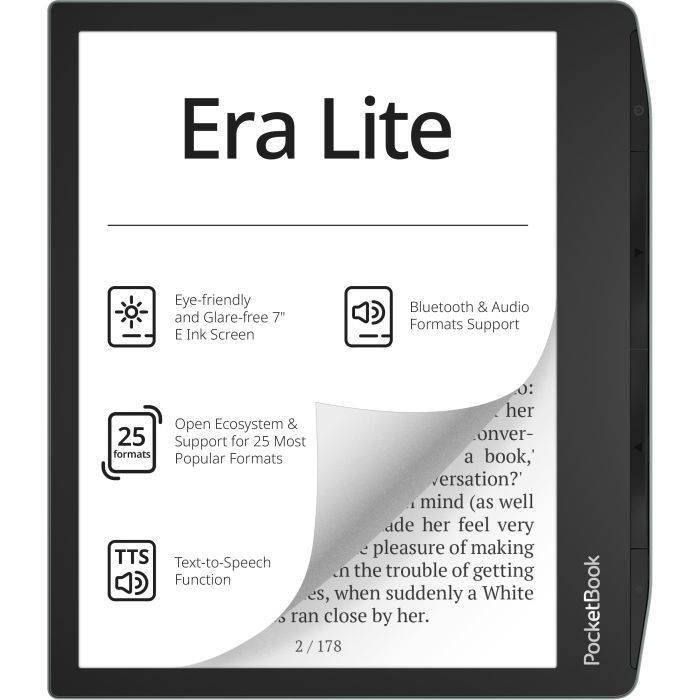 Электронная книга Pocketbook 710 Era Lite, Stone Green (PB710-9-WW)