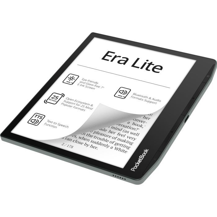 Электронная книга Pocketbook 710 Era Lite, Stone Green (PB710-9-WW) изображение 3