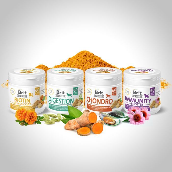 Вітаміни для собак Brit Vitamins Digestion для травлення 60 таблеток (8595602571659) зображення 4