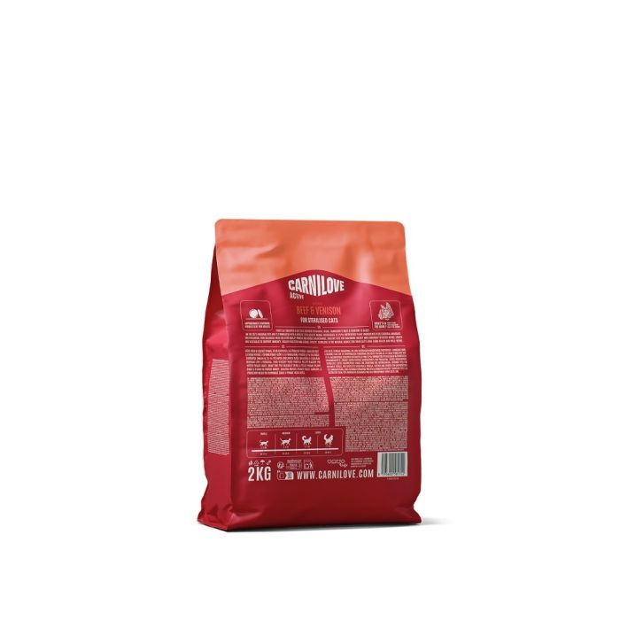 Сухой корм для кошек Carnilove Active Beef & Venison Sterilised 2 кг (8595602581702) изображение 2