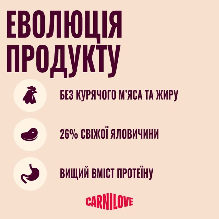 Сухой корм для кошек Carnilove Active Beef & Venison Sterilised 2 кг (8595602581702) изображение 7