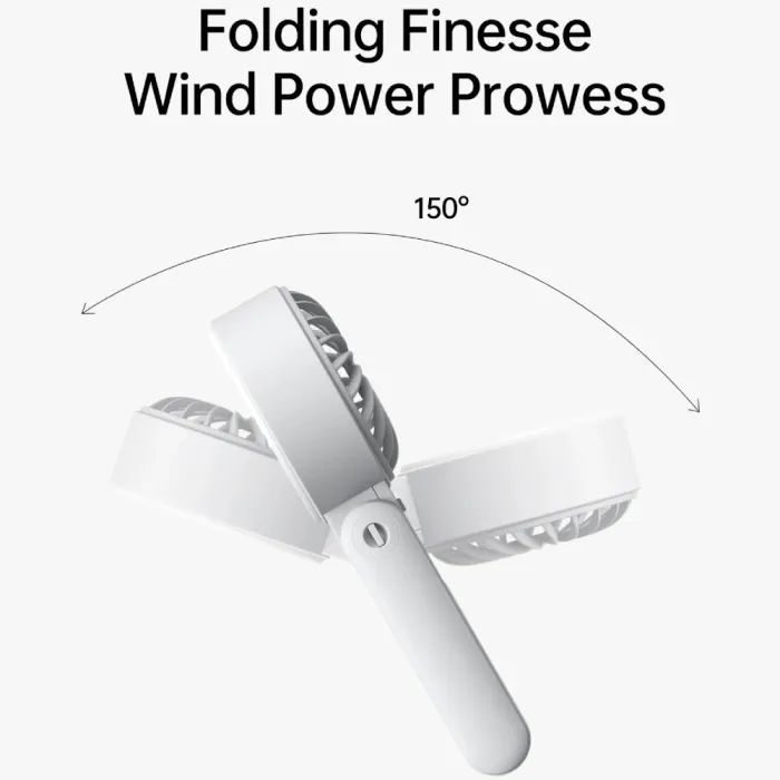 Вентилятор Jisulife Handheld Fan 7 black зображення 6
