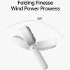 Вентилятор Jisulife Handheld Fan 7 grey зображення 6