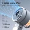 Вентилятор Jisulife Handheld Fan 7 grey зображення 7