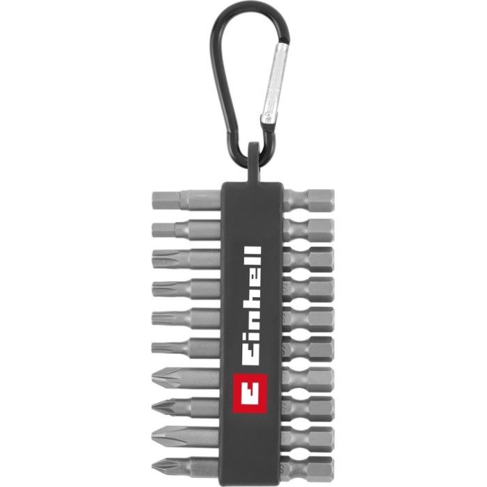 Набор бит Einhell ударные, 50mm, карабин, 10шт (118623) изображение 3