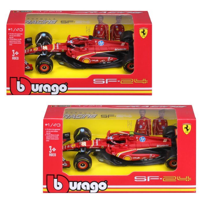 Масштабная модель автомобиля Bburago Автомодель - Ferrari Racing - SF-24, 1:43 (18-36844)