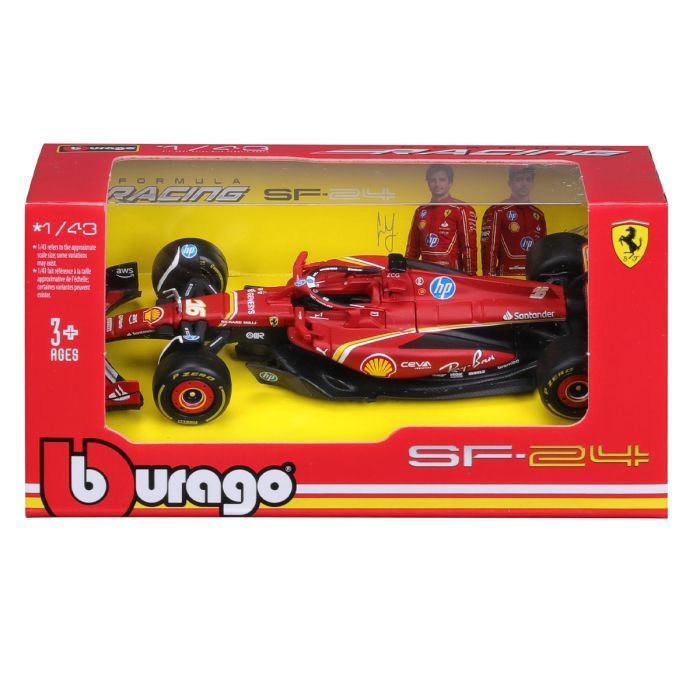 Масштабная модель автомобиля Bburago Автомодель - Ferrari Racing - SF-24, 1:43 (18-36844) изображение 7