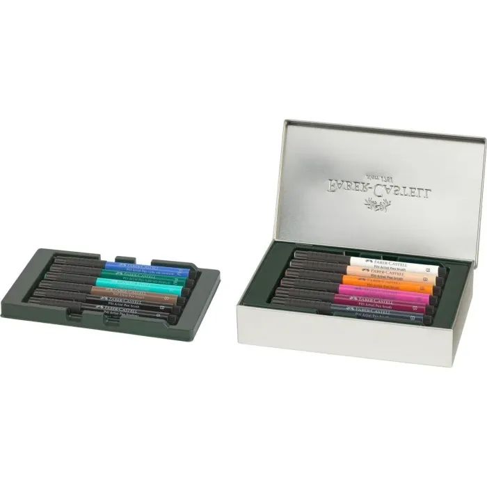 Лайнер Faber-Castell набор капиллярных ручек Pitt Artist Pen Set Sydney, 12 шт (33019) изображение 3