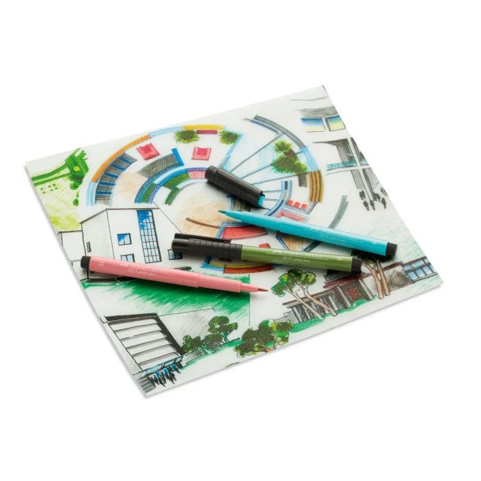 Лайнер Faber-Castell набор капиллярных ручек Pitt Artist Pen Set Sydney, 12 шт (33019) изображение 5