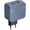 Зарядное устройство LDNIO 2xUSB-C PD65W + 1xLightning + 1xUSB GaN (Q7)