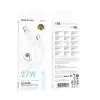 Дата кабель USB-C to Lightning 1.0m PD silicone BX115 Lotto white BOROFONE (6941991119613) изображение 3