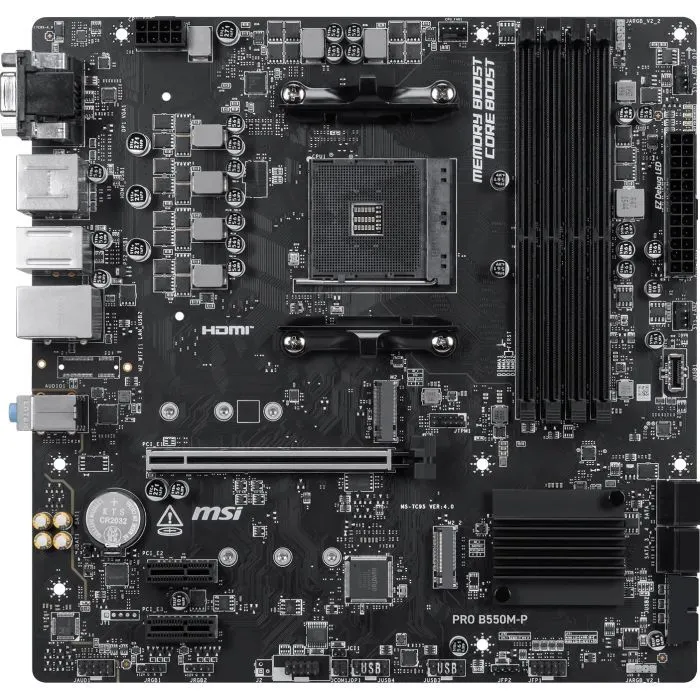 Материнская плата MSI PRO B550M-P