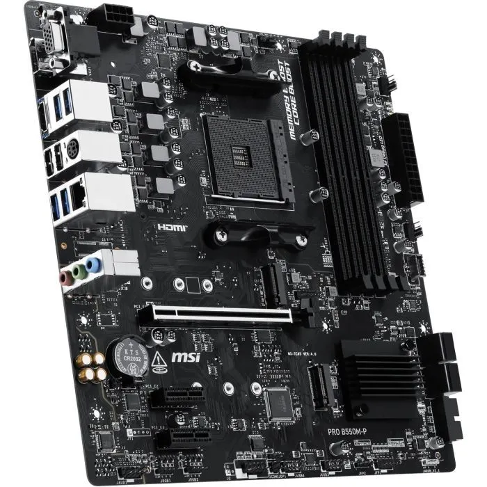 Материнская плата MSI PRO B550M-P изображение 2