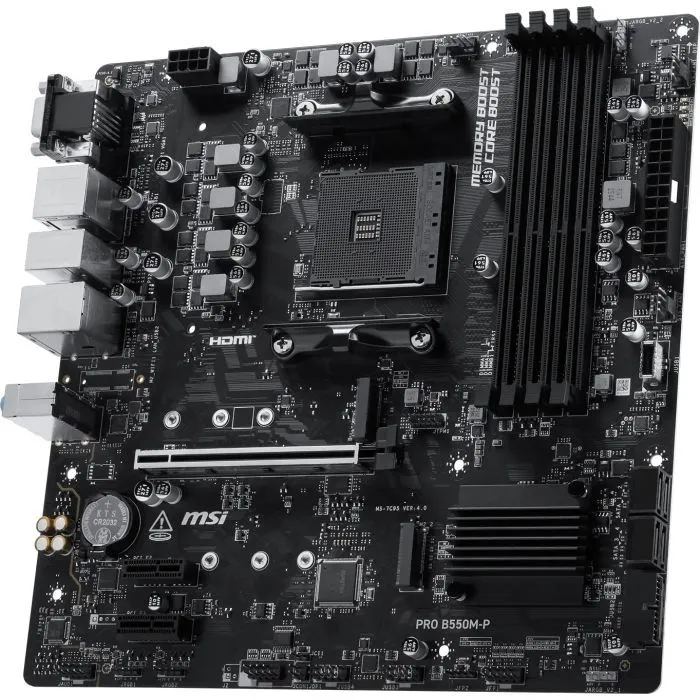Материнская плата MSI PRO B550M-P изображение 3