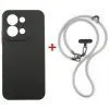 Чехол для мобильного телефона Dengos Case + Cross-body Strap Xiaomi Redmi 15C Black+Grey (DG-KM-CCRB-47)