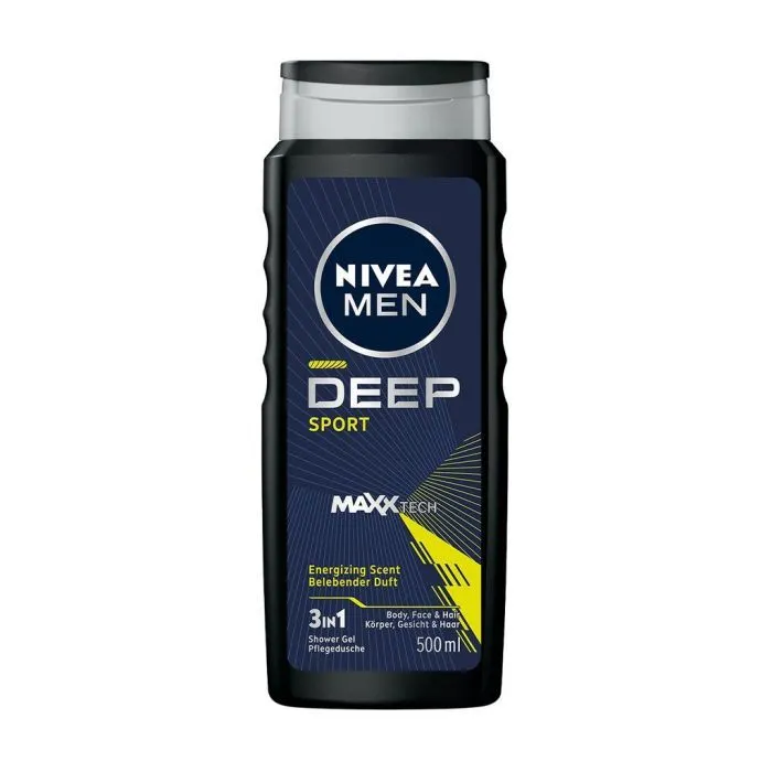 Гель для душа Nivea Men Deep Sport MAXXTECH Shower Gel 500 мл (9005800379401)