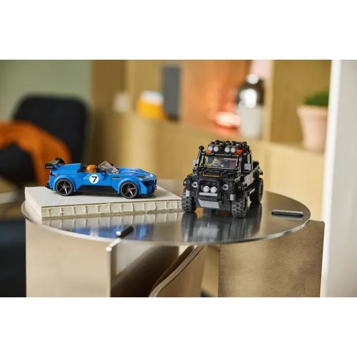 Конструктор LEGO Speed Champions Jaguar Project 7 и Land Rover Defender (77264) изображение 12